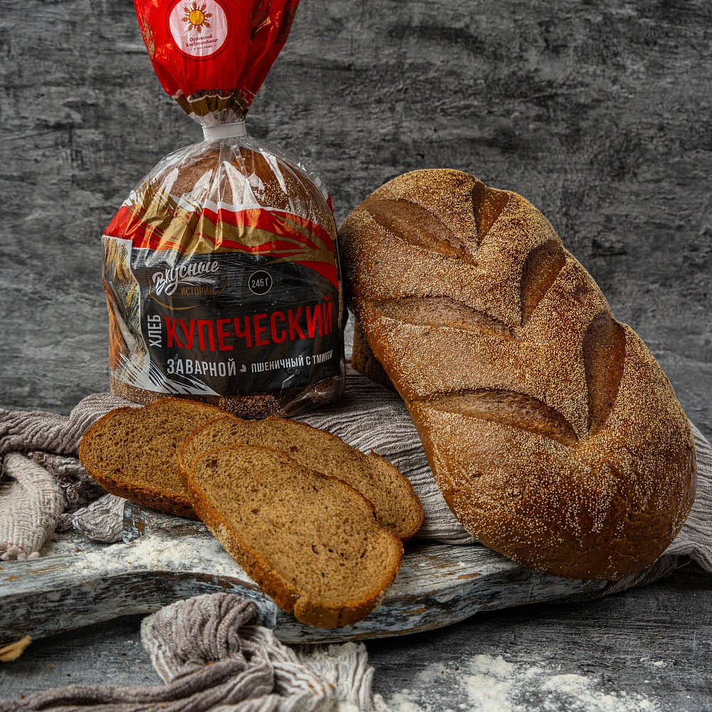 Хлеб купеческий заварной