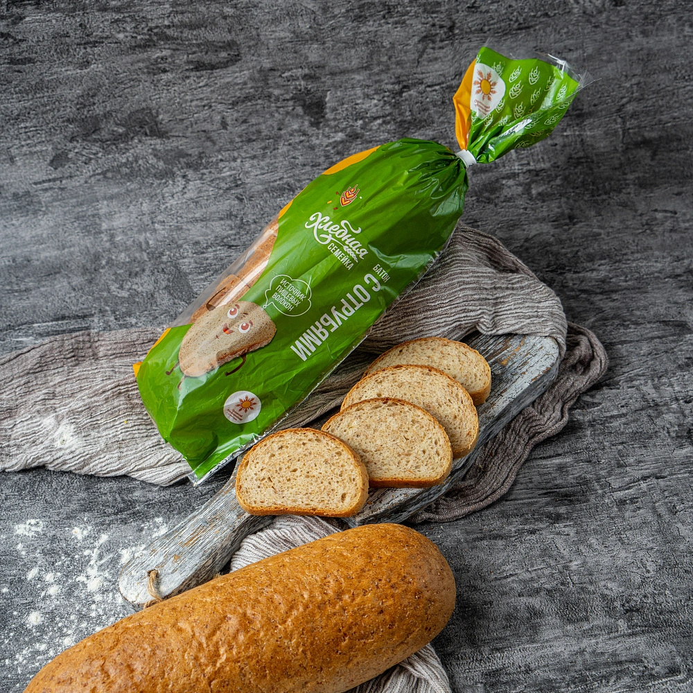 Батон с отрубями