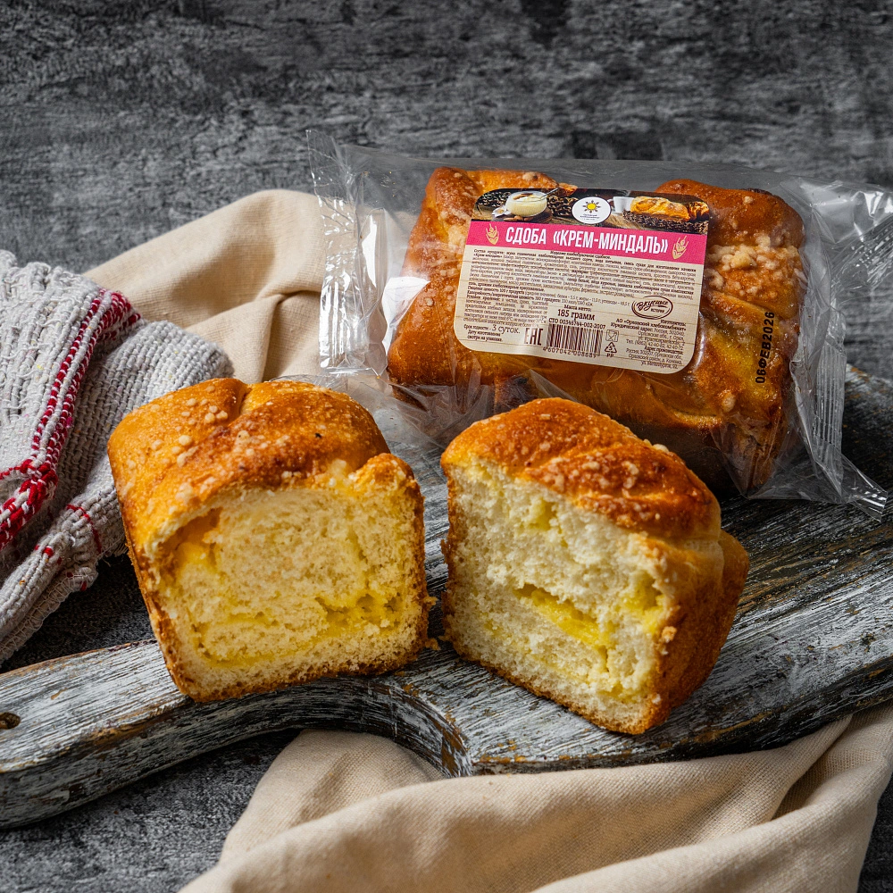 Сдоба "Крем-миндаль"