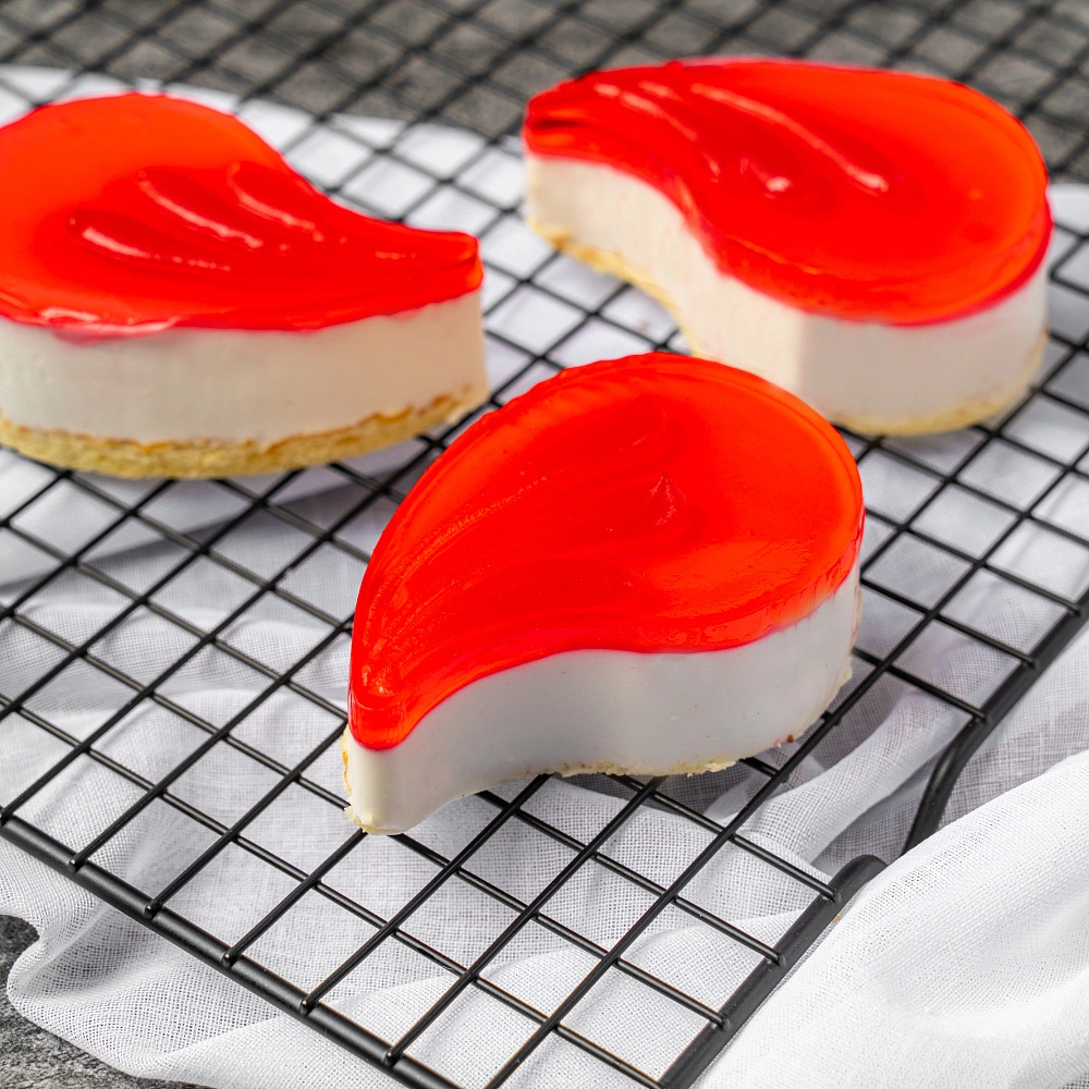 Пирожное "Суфле клубнично-йогуртовое"